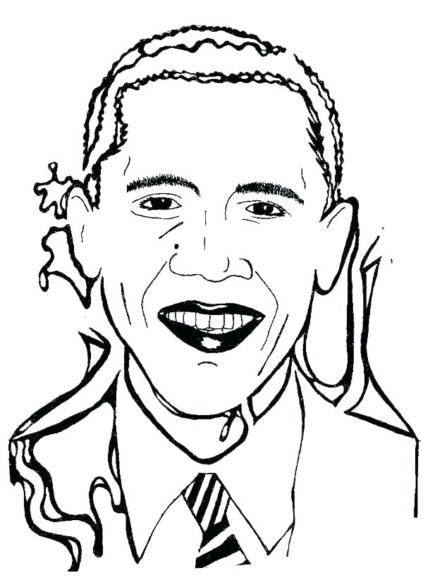 600x823 President Obama Coloring