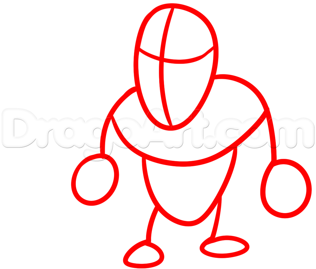 1054x895 draw clash of clans barbarian, step