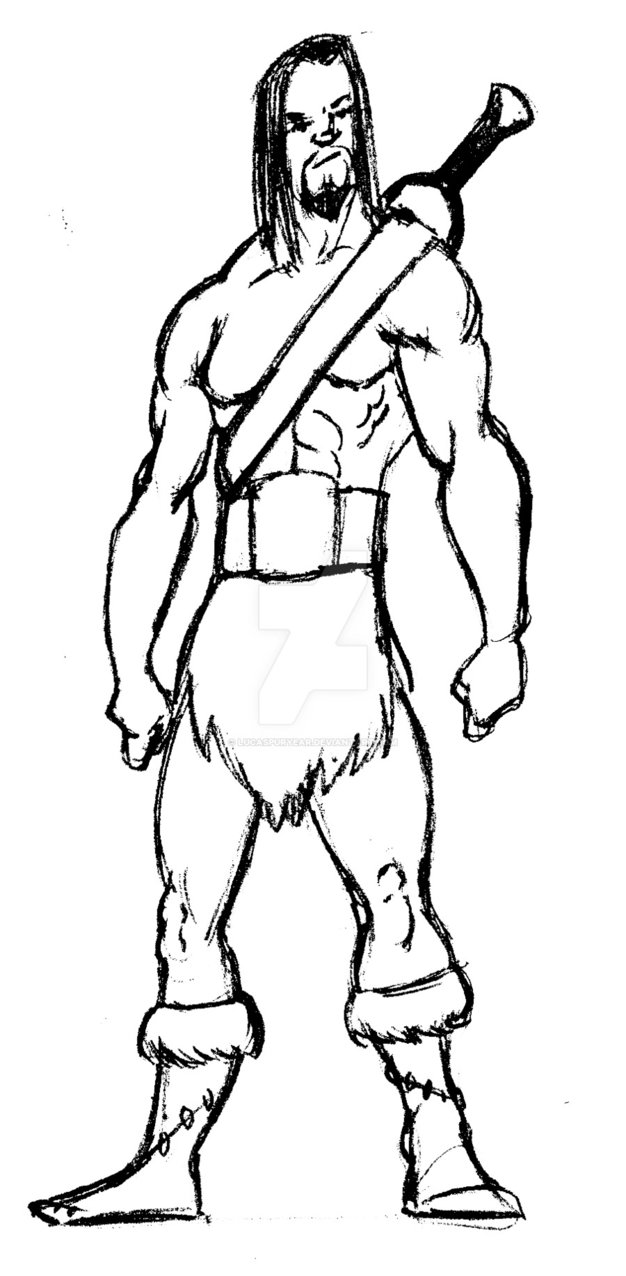 626x1276 barbarian for miniatures