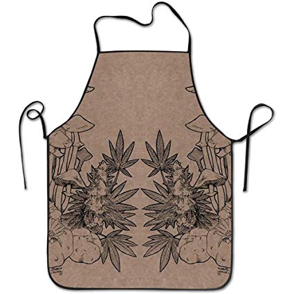 425x425 Starcleveland Unisex Kitchen Vintage Aprons Mushroom