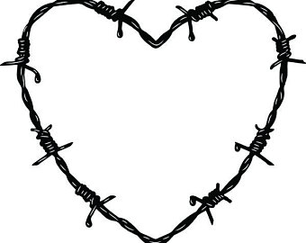 340x270 Broken Fence Drawing Etsy