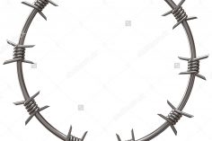 236x157 Barbed Wire Line Drawing Fence Tattoo Free Autocad Iydunetwork