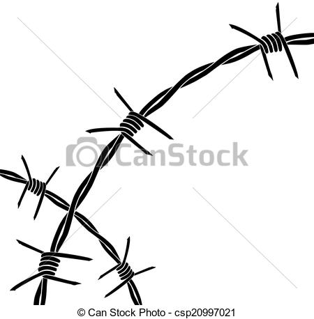 450x458 Collection Of Free Barbed Wire Clipart Real Bean Clipart Coffee