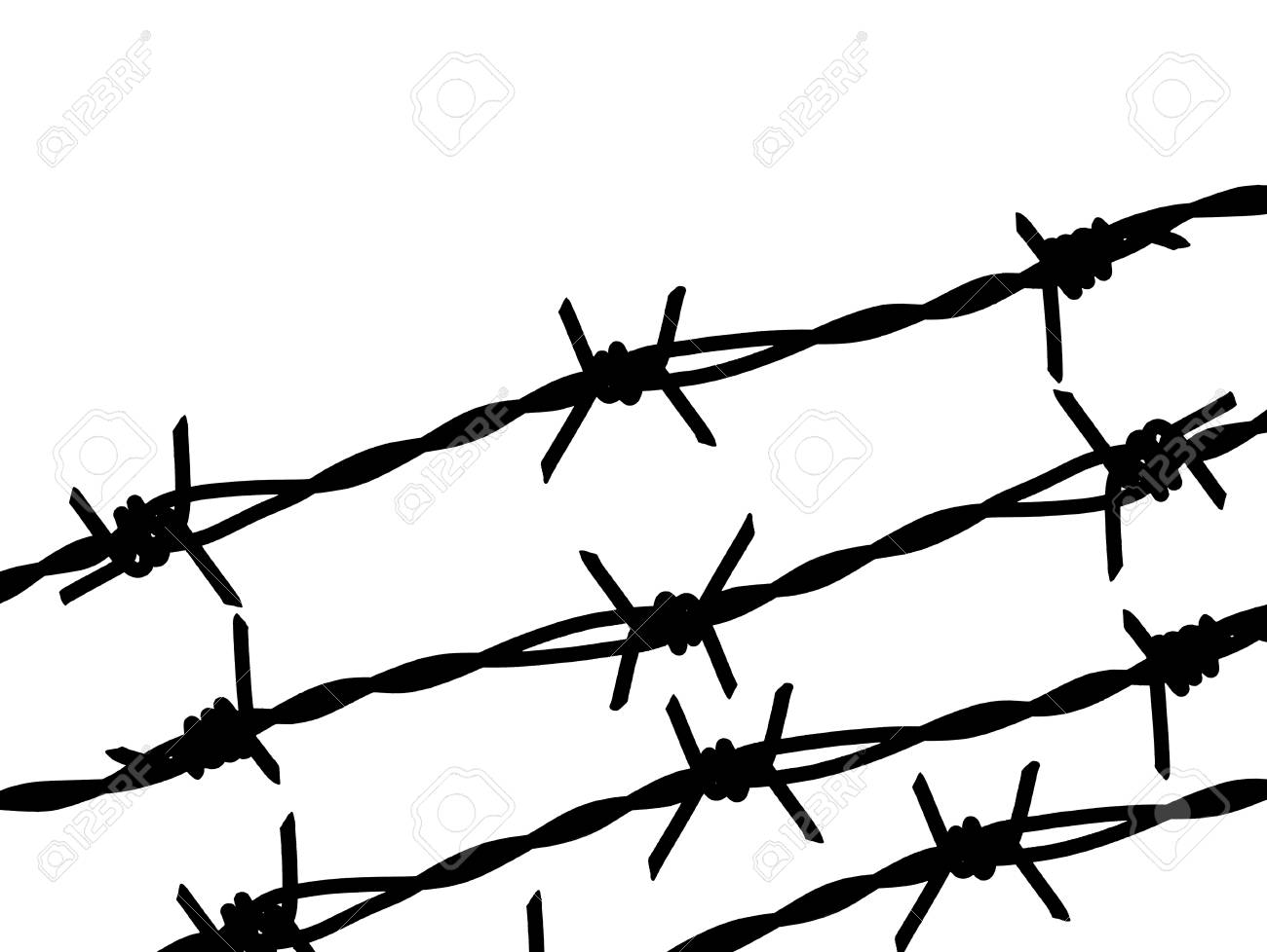 1300x978 Huge Collection Of 'barb Wire Silhouette' Download More Than