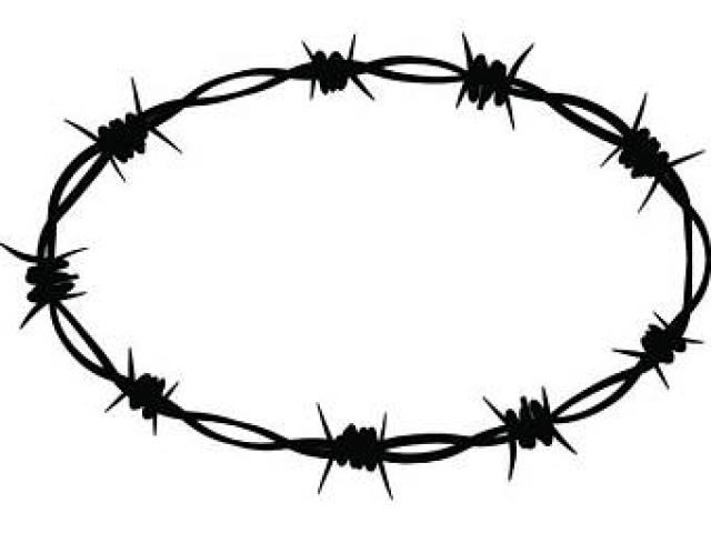 640x480 Barb Wire Clipart Free Clip Art Stock Illustrations