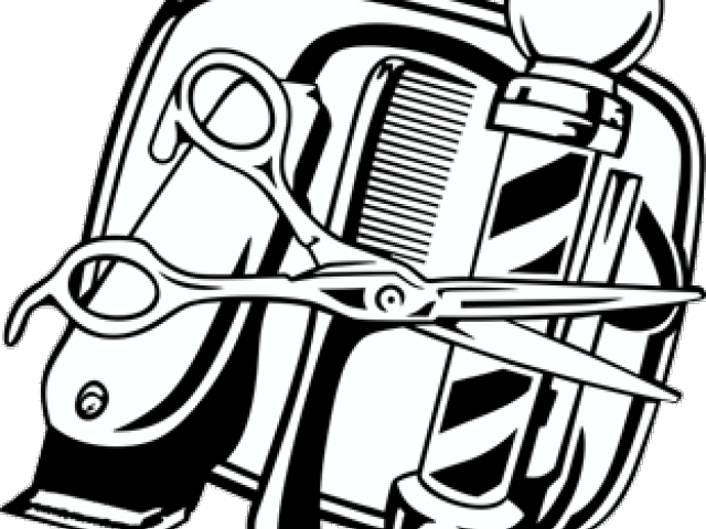 640x480 Building Clipart Barber Shop