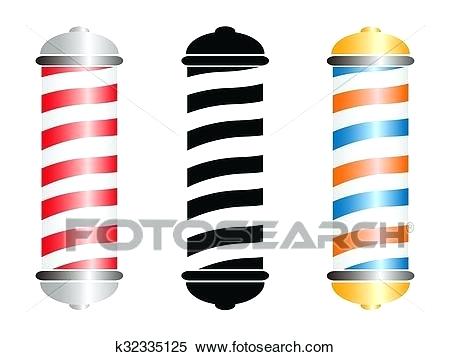 450x357 Barber Pole Clip Art Logo For Barbershop With Free Shop Clipart
