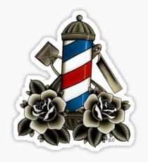 210x230 Barber Pole Drawing Stickers Redbubble