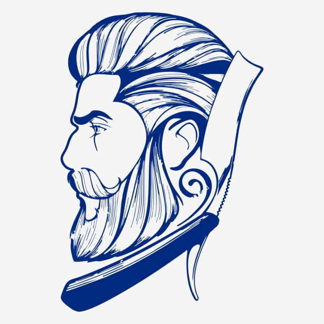 640x640 cartoon barber shop haircut, cartoon clipart, shop clipart