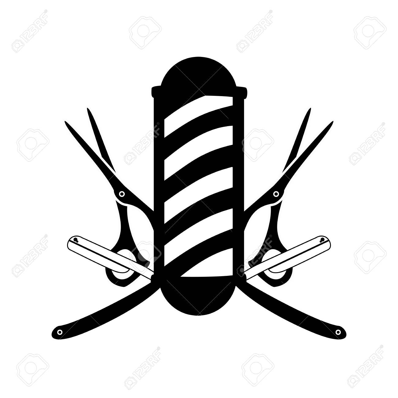 1300x1300 Huge Collection Of 'barber Pole Drawing' Download More Than