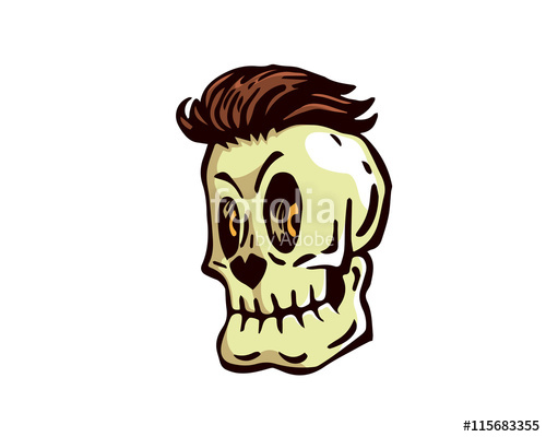 500x400 Vintage Hair Pomade Barber Shop Character