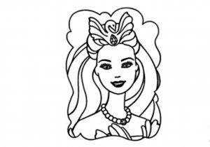 300x210 barbie face sketch barbie face drawing barbie drawing