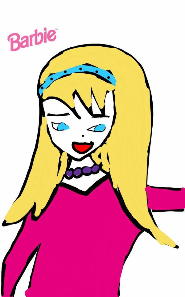 600x960 Barbie Drawing