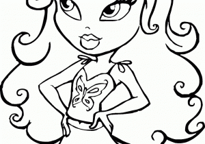 300x210 bratz cartoon drawing how to draw a bratz doll barbie doll easy
