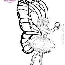 220x220 Barbie Coloring Pages