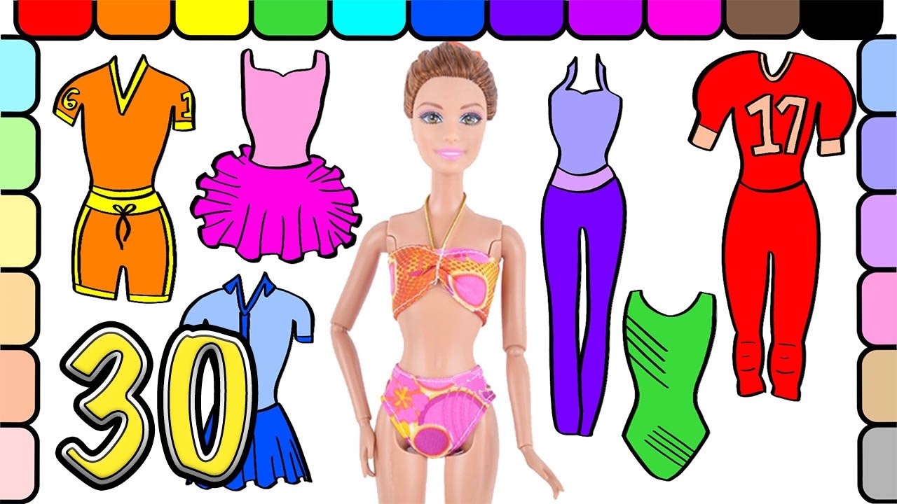 1280x720 Barbie Dress Up Minute Compilation Video For Kids To Learn