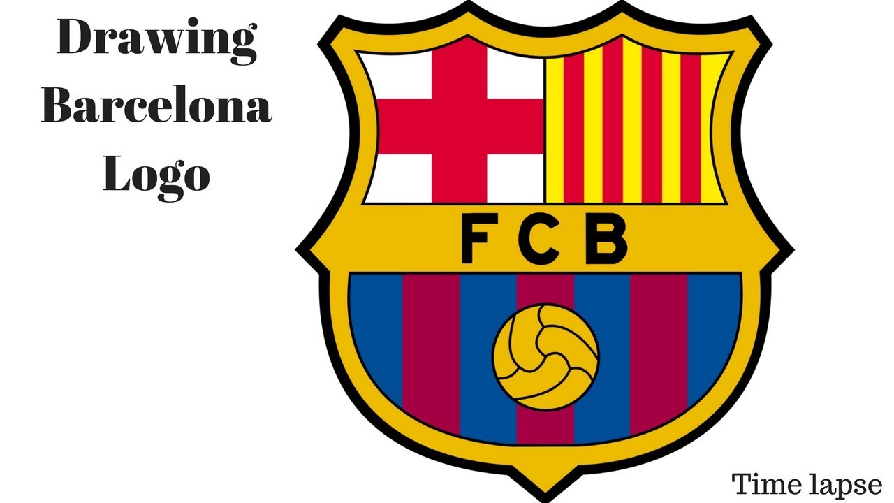1280x720 Drawing Barcelona Logo