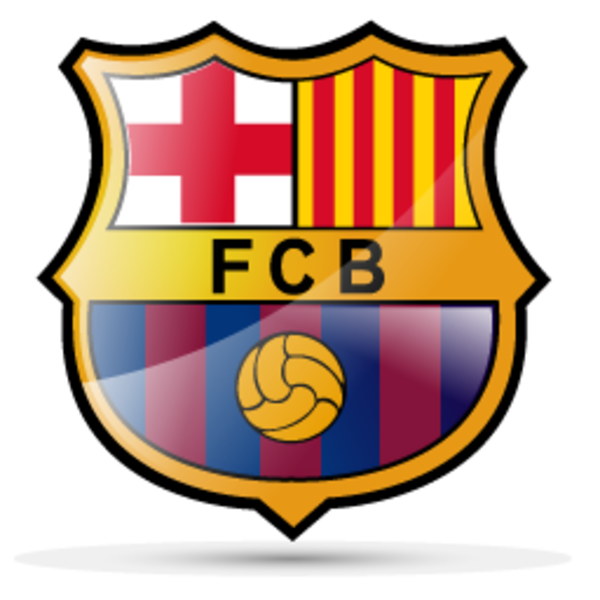 600x600 Barcelona Drawing On Fire Logo Png Images