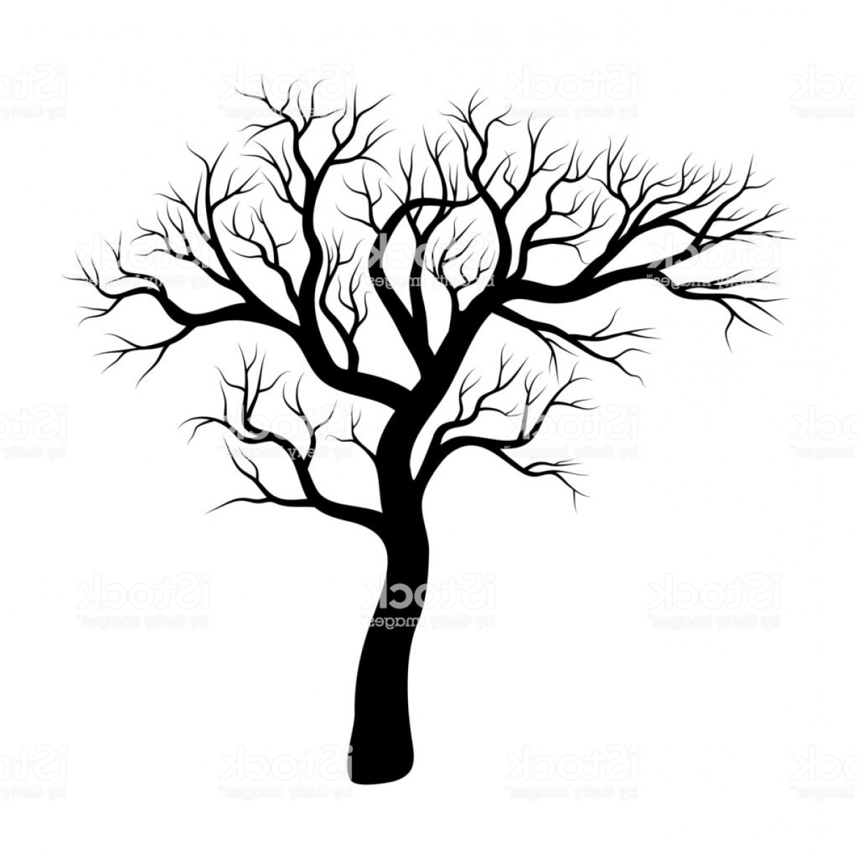 1228x1228 Bare Treeline Silhouette Vector Hoodamathrun