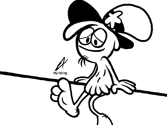 680x512 inktober day barefoot space fluff