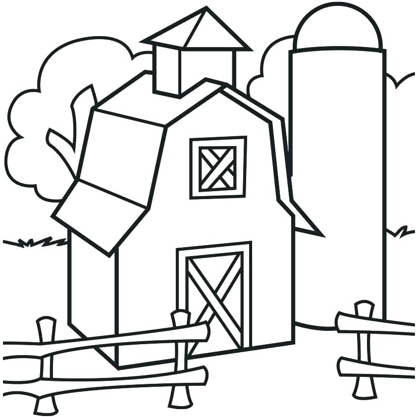 842x842 barn coloring pages farm equipment coloring pages barn coloring