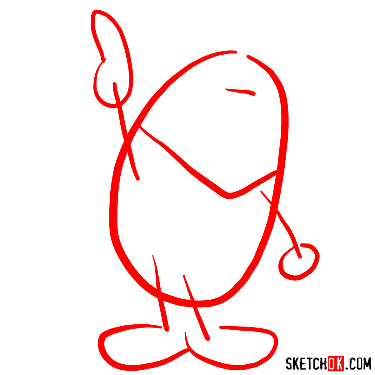 1200x1200 How To Draw Barney Rubble