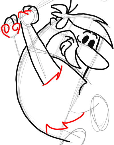 400x508 Step Drawing Barney Rubble From The Flinstones Instructions