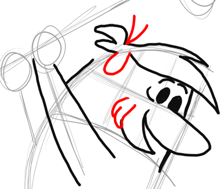 450x383 Step Drawing Barney Rubble From The Flinstones Instructions