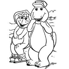 230x230 Top Free Printable Barney Coloring Pages Online Coloring