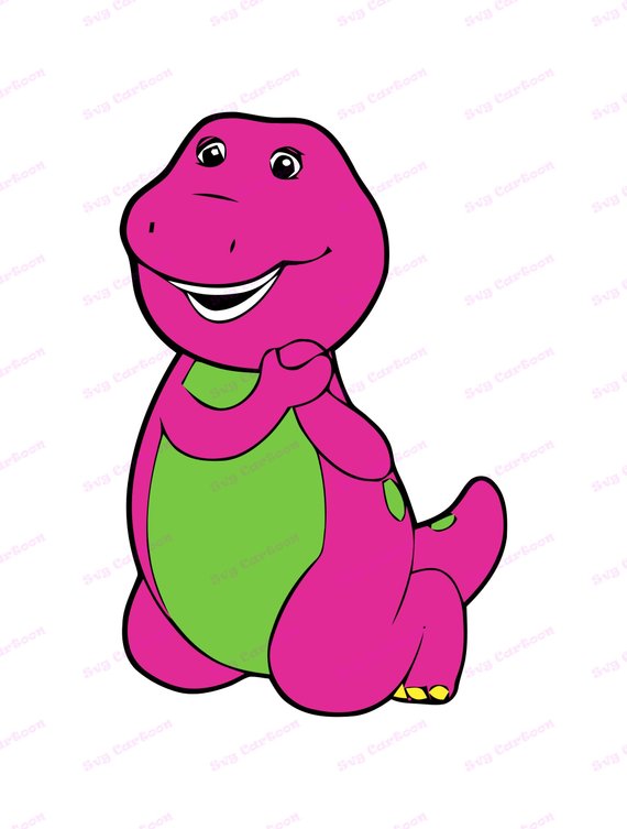 570x753 Barney And Friends Dxf, Cricut, Silhouette