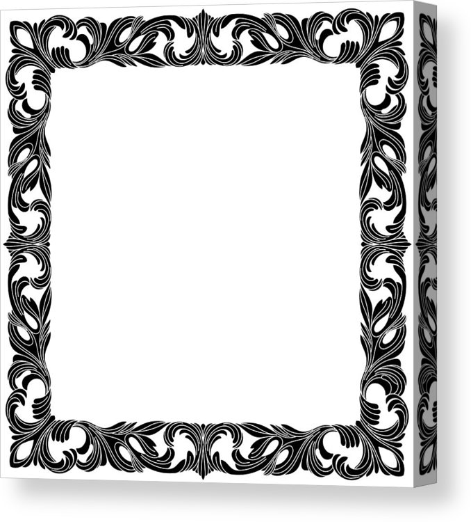 678x750 Vintage Border Frame Engraving With Retro Ornament Pattern