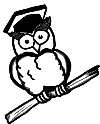 350x435 Finished Drawing Tutorial Of A Cartoon Owl