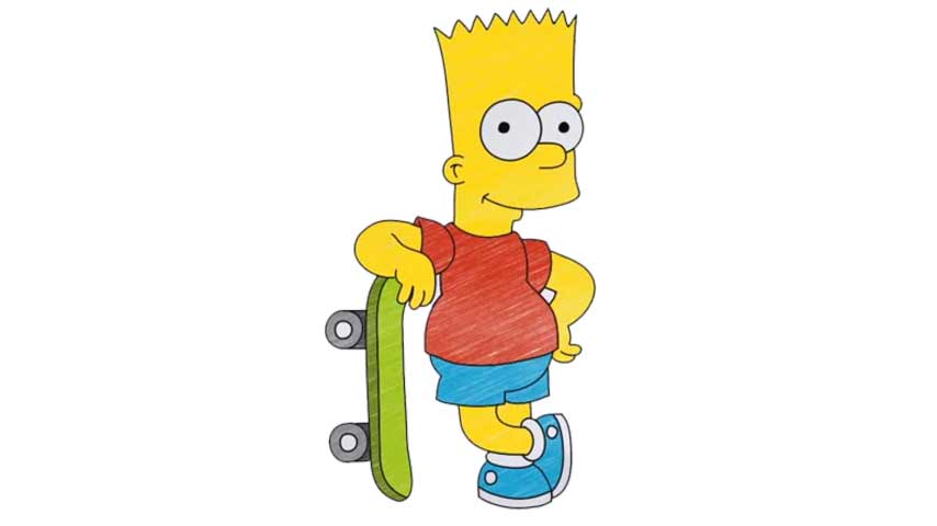 854x480 How To Draw Bart Simpson