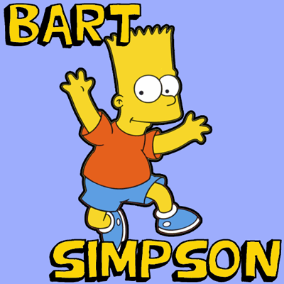 400x400 How To Draw Bart Simpson Jumping With Easy Steps Drawing Tutorial