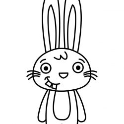 250x250 Bunny Base Drawing Outline Body In Basket Pictures A Nose Clipart