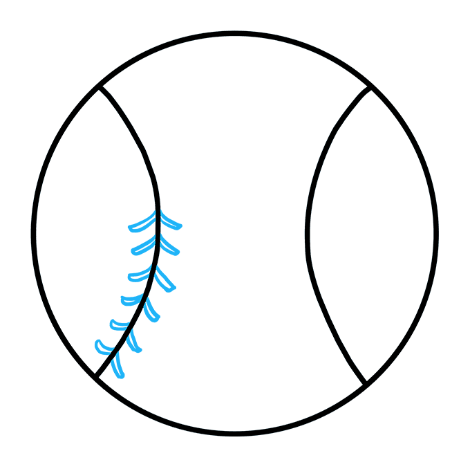 680x678 How To Draw A Baseball