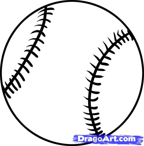 479x485 Step How To Draw Baseballs
