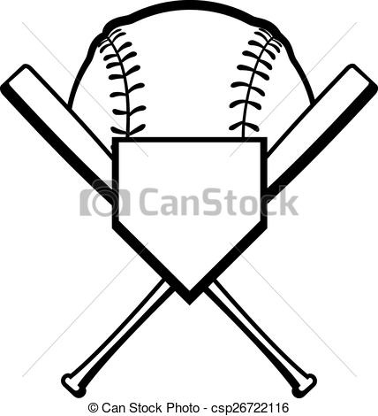 428x470 Baseball Bat Clipart Line Drawing