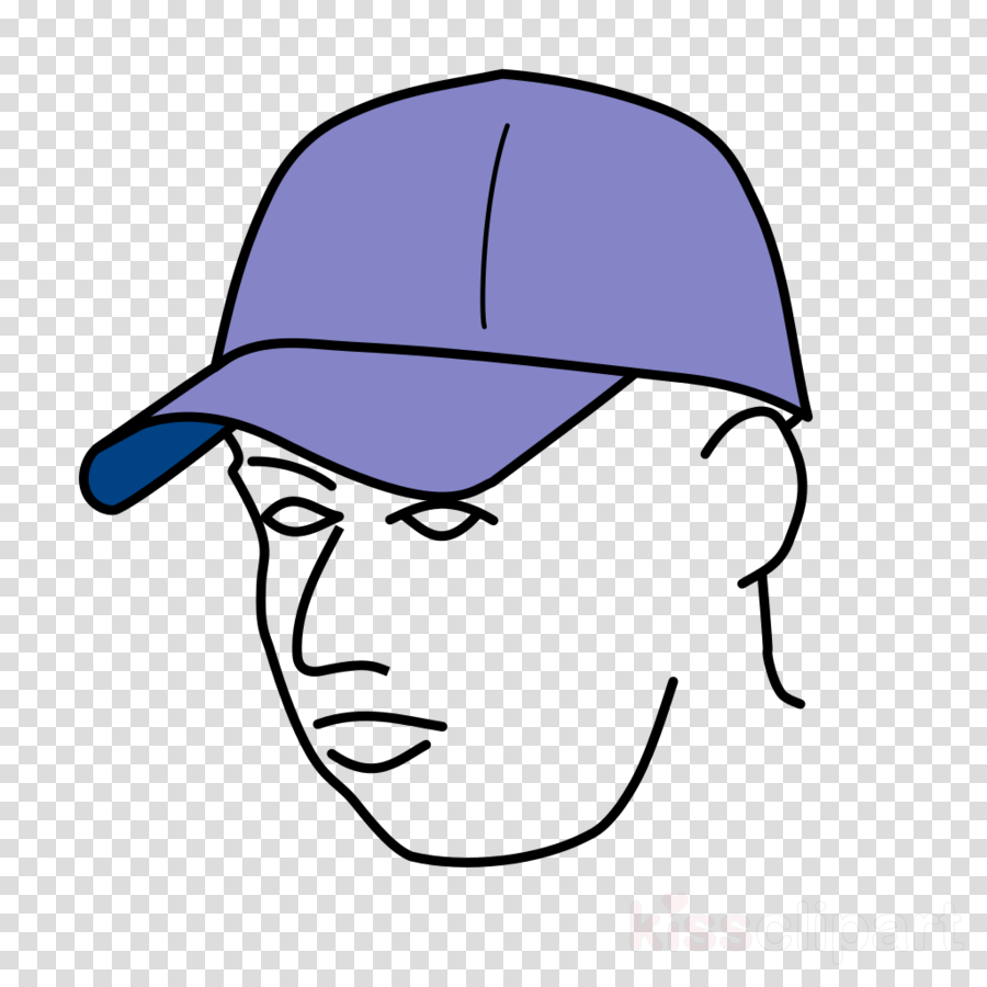 900x900 Cap, Drawing, Baseball, Transparent Png Image Clipart Free Download