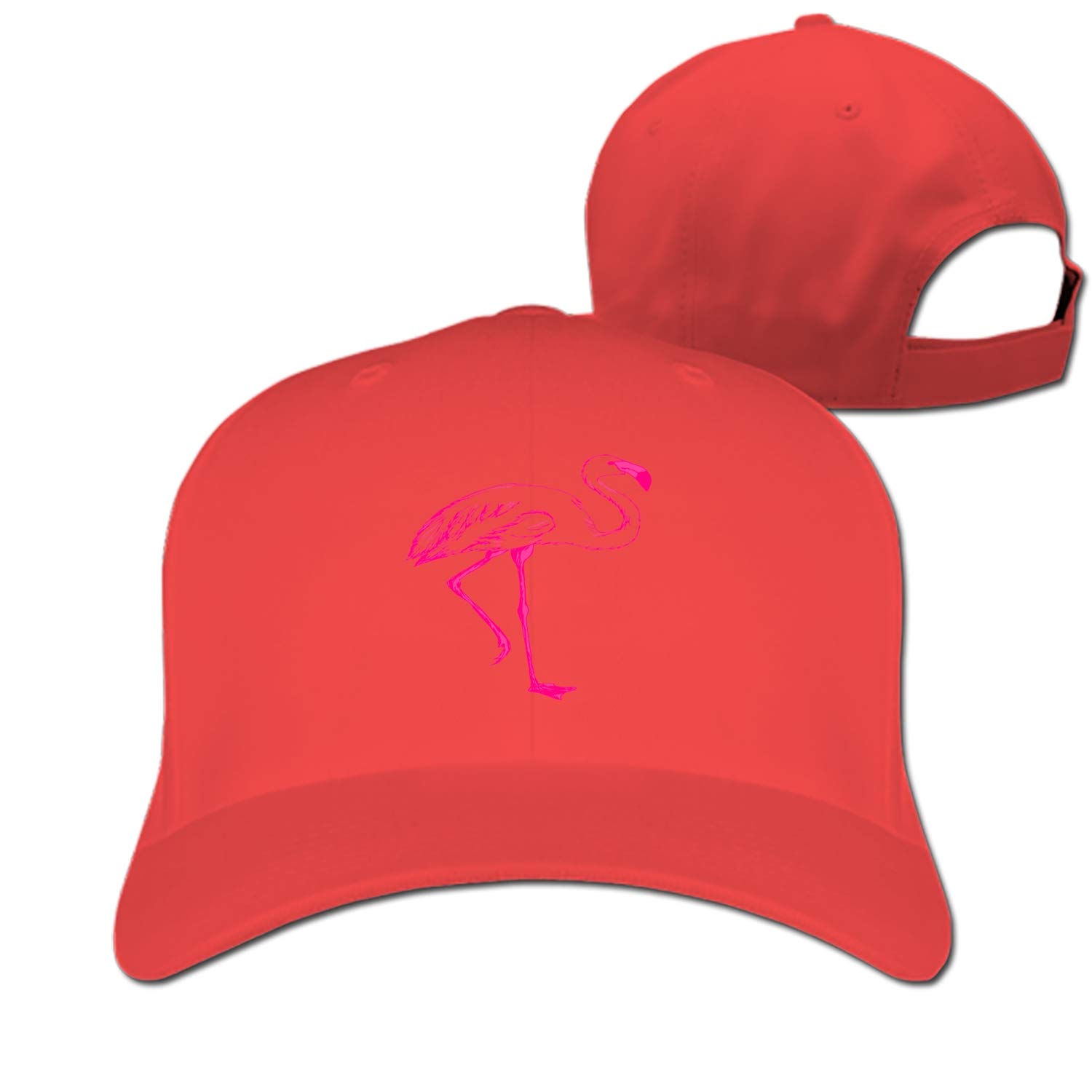 1500x1500 Flamingo Drawing Baseball Cap Trucker Hats Adjustable Dad Hat