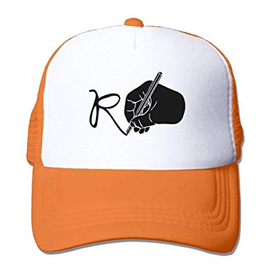 385x385 Hongzhesm Hand Drawing R Mesh Hat Baseball Cap, Fashion Snapback