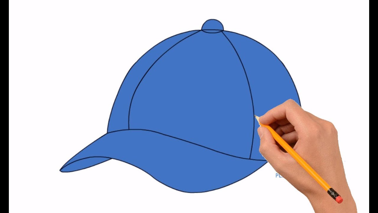 1280x720 How To Draw A Baseball Cap Step