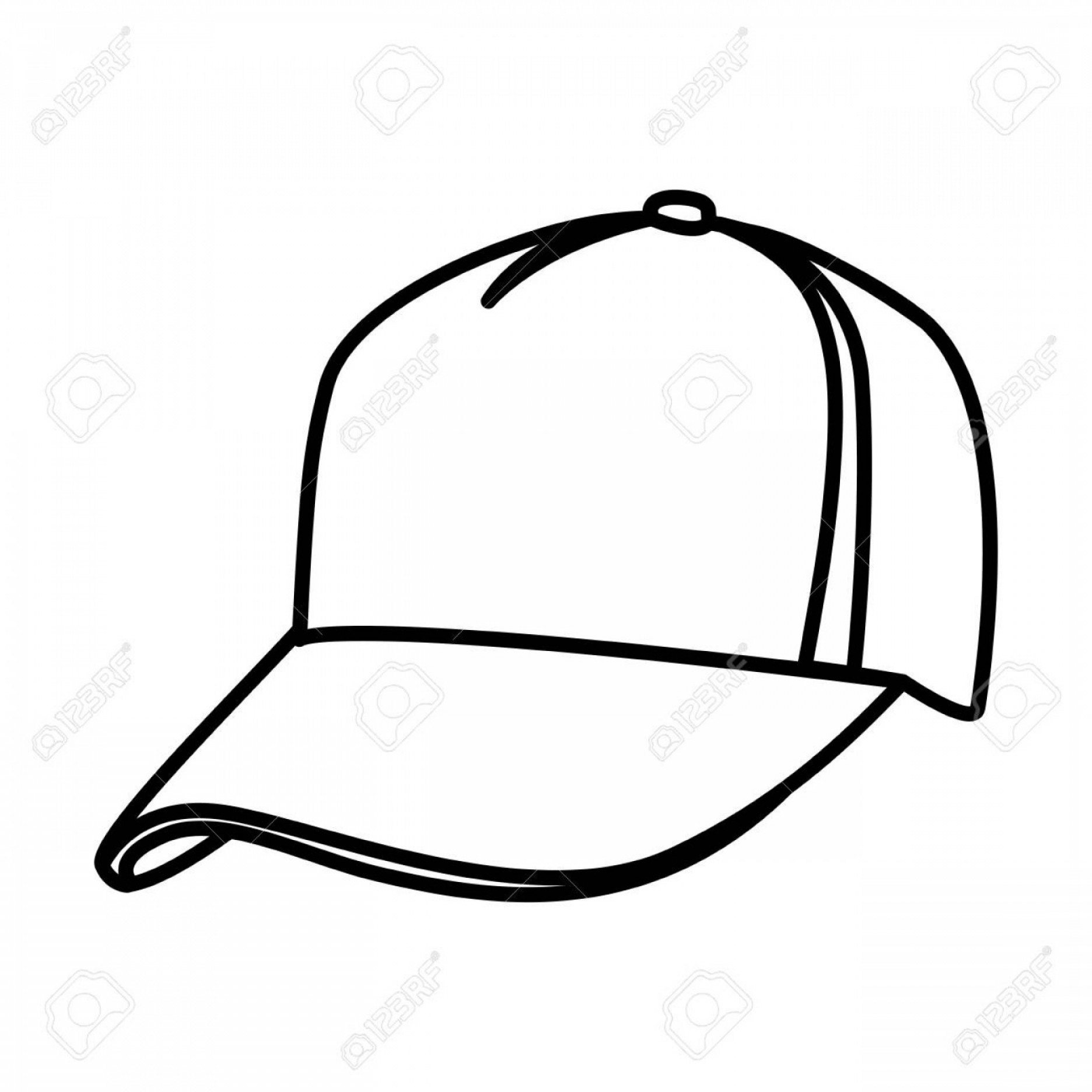 1872x1872 Ball Cap Clip Art Vectors Line Art Studiogrfx