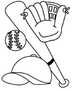 236x299 Baseball Glove And Ball Coloring Pages Best Of Best Sport Mini