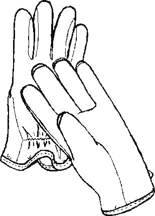 309x431 Gloves Coloring