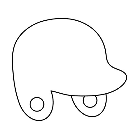 450x450 Illustration Baseball Helmet And Crossed Bats Set Royalty Free