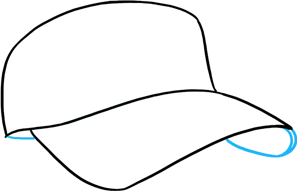 605x390 Hd How To Draw Baseball Cap