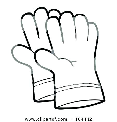 450x470 Baseball Mitt Coloring