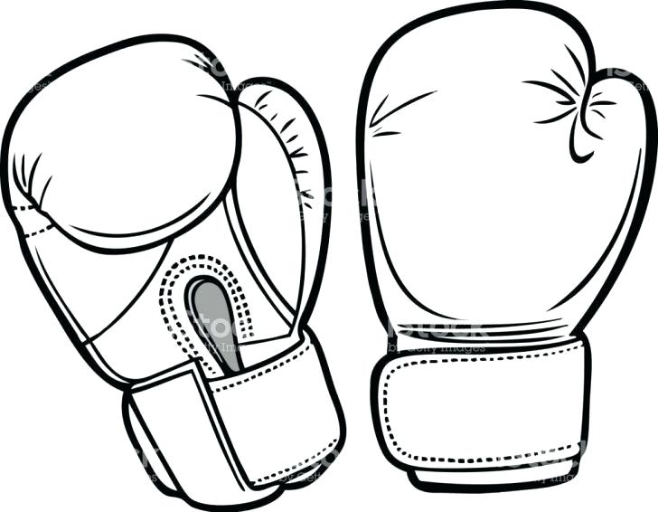 728x566 Boxing Gloves Coloring Pages Baseball Glove