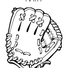 230x230 Cool Inspiration Baseball Mitt Coloring